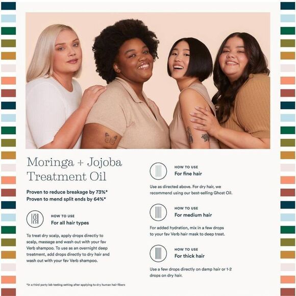 VERB MORINGA AND JOJOBA HAIR OIL - Picture 5 of 11